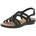 thumbnail image 1 of Easy Street Women's Lobo Sandal, Black, 9 Wide, 1 of 1