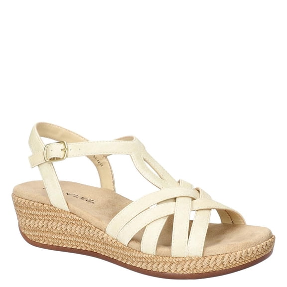 Easy Street Women's Lua Wedge Sandal, 5 M