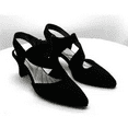 thumbnail image 1 of Easy Street Venue Women's Asymmetrical High Heels Color: Black Lamy Size: 9.5, 1 of 5