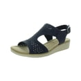 thumbnail image 1 of Easy Street Womens Alba Faux Leather T-Strap Slingback Sandals, 1 of 5