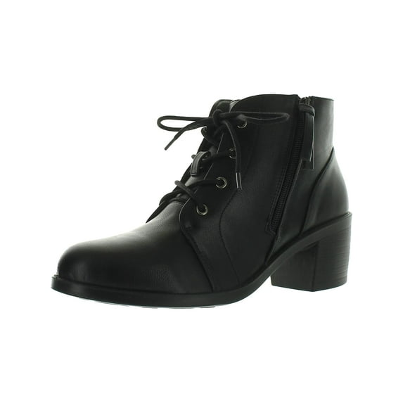 Easy Street Womens Becker Faux Leather Ankle Booties