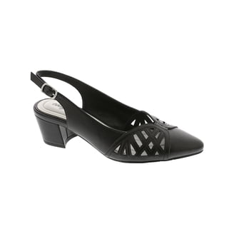 Sandales Femme Easy Street Noires Taille 7.5 US - Slingback, Semelle Plate, Léger