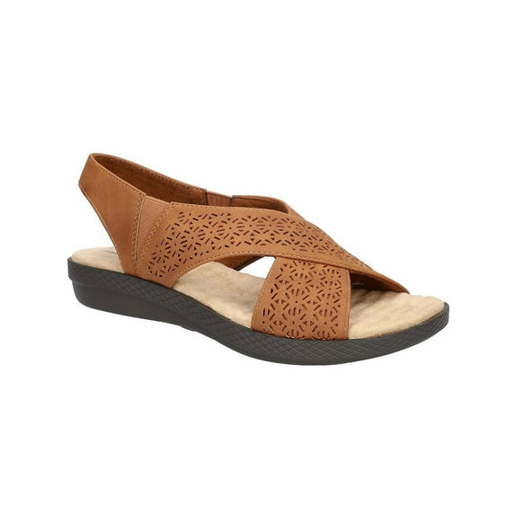 Easy Street Womens Clauda Open Toe Slip On Slingback Sandals
