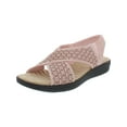 thumbnail image 1 of Easy Street Womens Claudia Faux Suede Stretch Flatform Sandals, 1 of 4