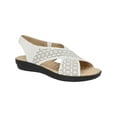 thumbnail image 1 of Easy Street Womens Claudia Laser Cut Cushioned Flatform Sandals, 1 of 3