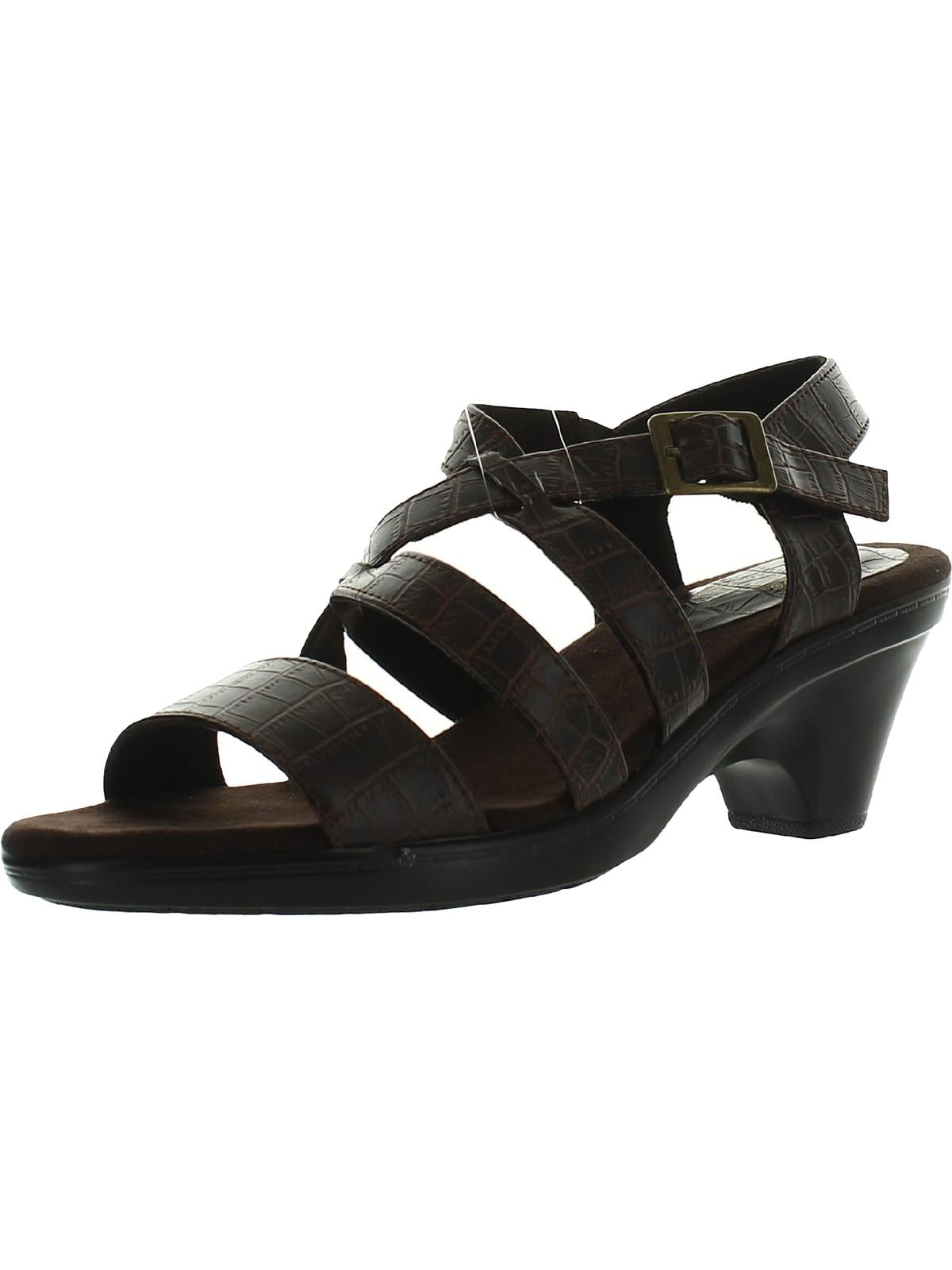 Easy Street Womens Gretchen Ankle Open Toe Heel Sandals Walmart