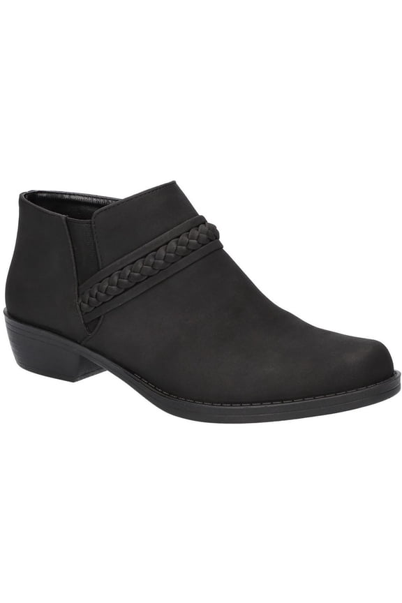 Womens Jalia Laceless Slip On Booties