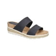 thumbnail image 1 of Easy Street Womens Maryann Faux Leather Slip On Wedge Heels, 1 of 3