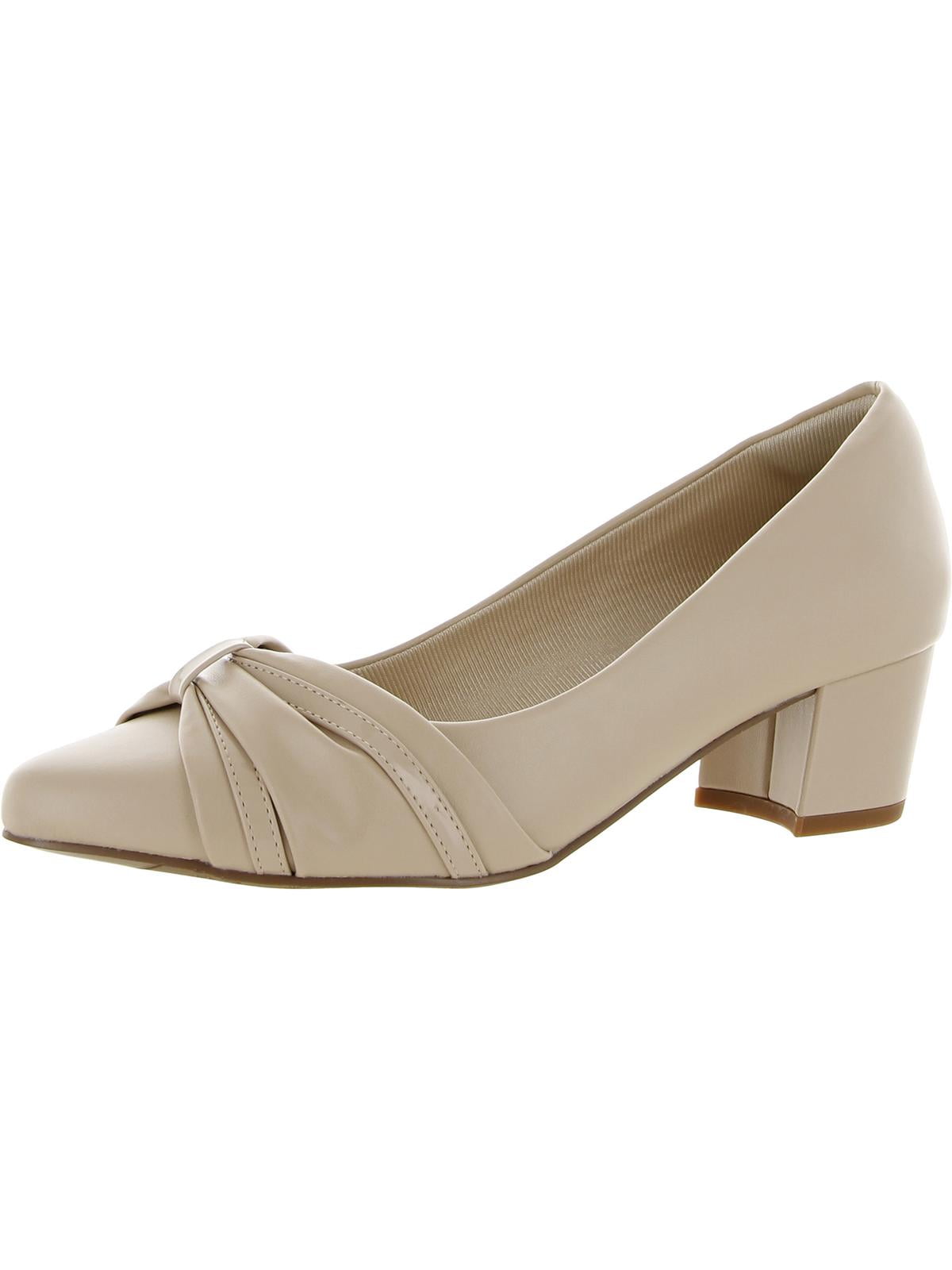 Easy Street Millie Women's Slingback Pumps Color: Beige Size: