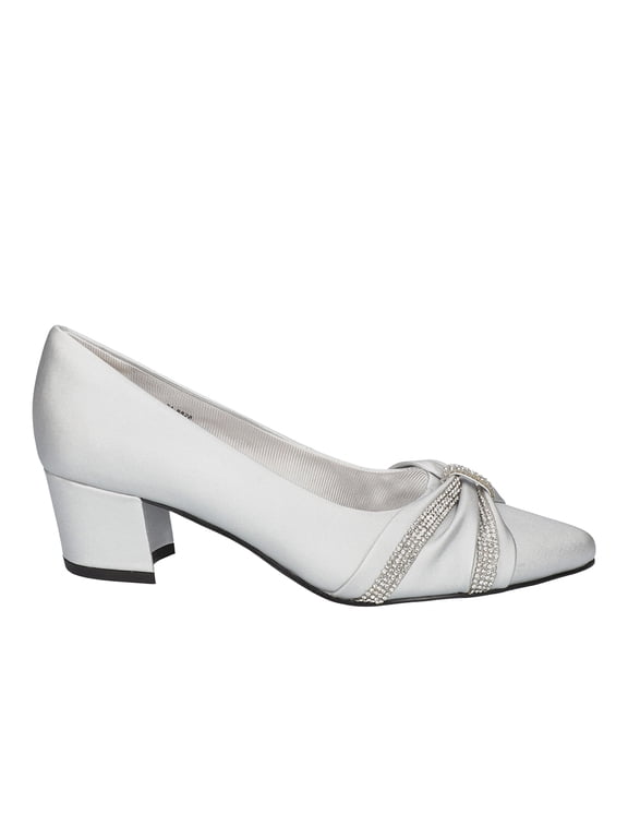 Womens Millie Pointed Toe Block Heel Pumps Dress Pumps Shoes