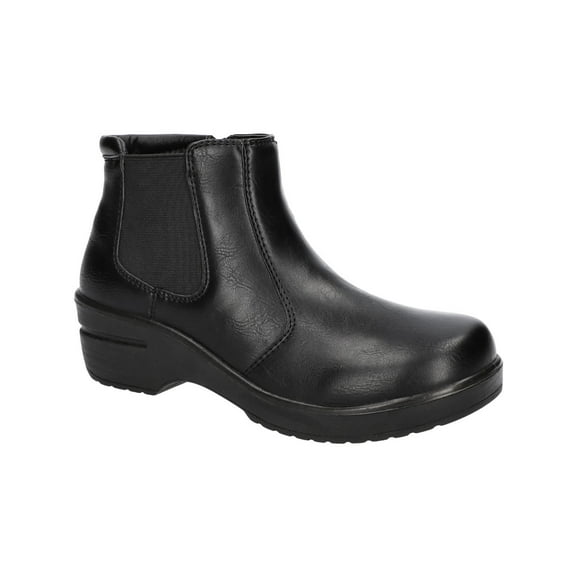 Easy Street Womens Rosario Faux Leather Stretch Booties