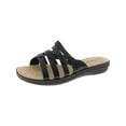 thumbnail image 1 of Easy Street Womens Sheri Faux Leather Slip On Wedge Sandals, 1 of 4