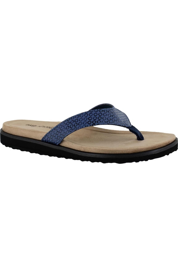 Womens Stevie Printed Open Toe Thong Sandals