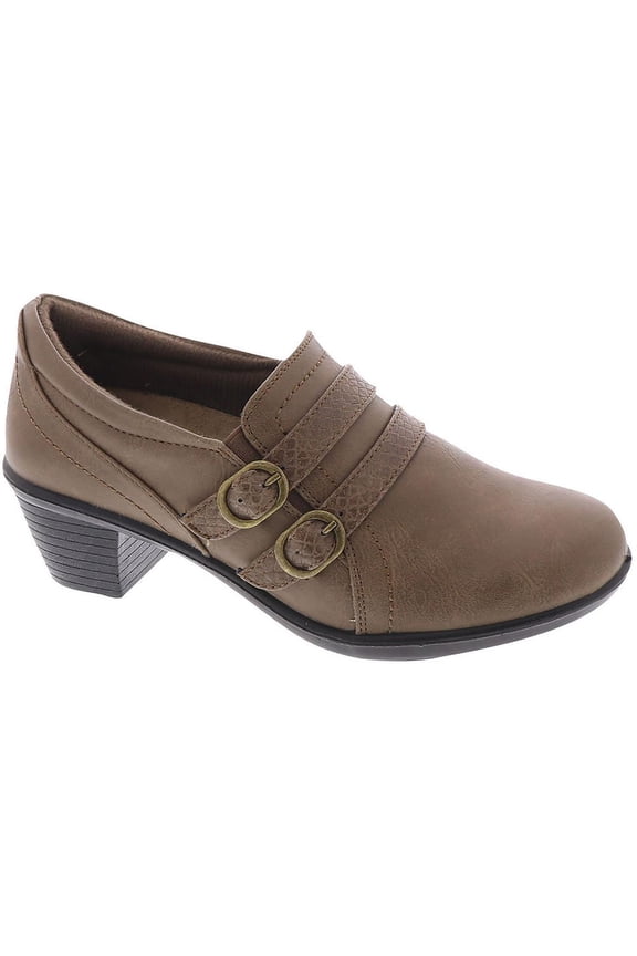 Womens Stroll Faux Leather Round Toe Shooties