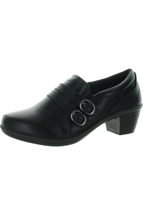 Womens Stroll Faux Leather Snake Print Loafers