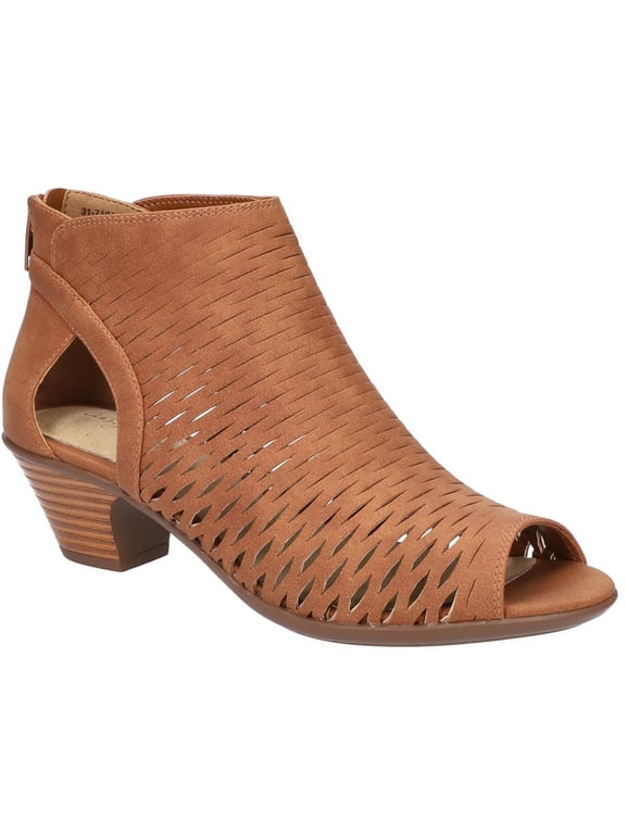 Womens Sunrise Peep Toe Ankle Heels