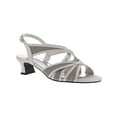 thumbnail image 1 of Easy Street Womens Tristen Metallic Ankle Strap Kitten Heels, 1 of 3