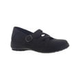 thumbnail image 1 of Easy Street Wise Women's Asymmetrical Mary Jane Shoes Color: Black Size: 9, 1 of 3