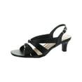 thumbnail image 1 of Easy Street Womens ZAZIE Comfort Insole Faux Leather Kitten Heels, 1 of 1