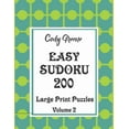 thumbnail image 1 of Easy Sudoku : 200 Large Print Puzzles Volume 2 (Paperback), 1 of 1