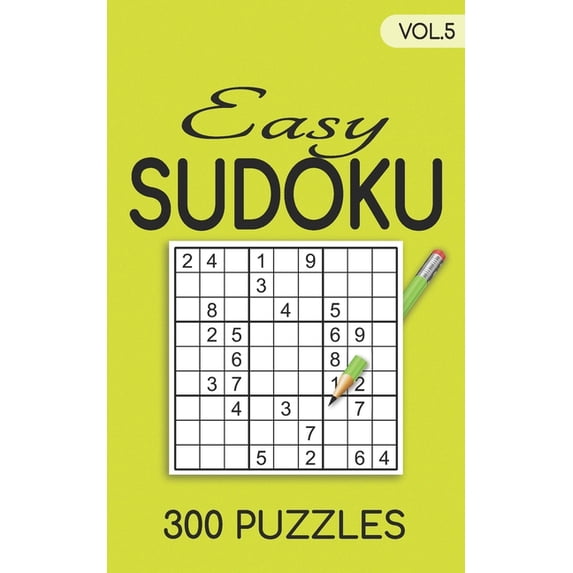 Easy Sudoku 300 Puzzles Vol.5 : Sudoku for adults easy book (Paperback)