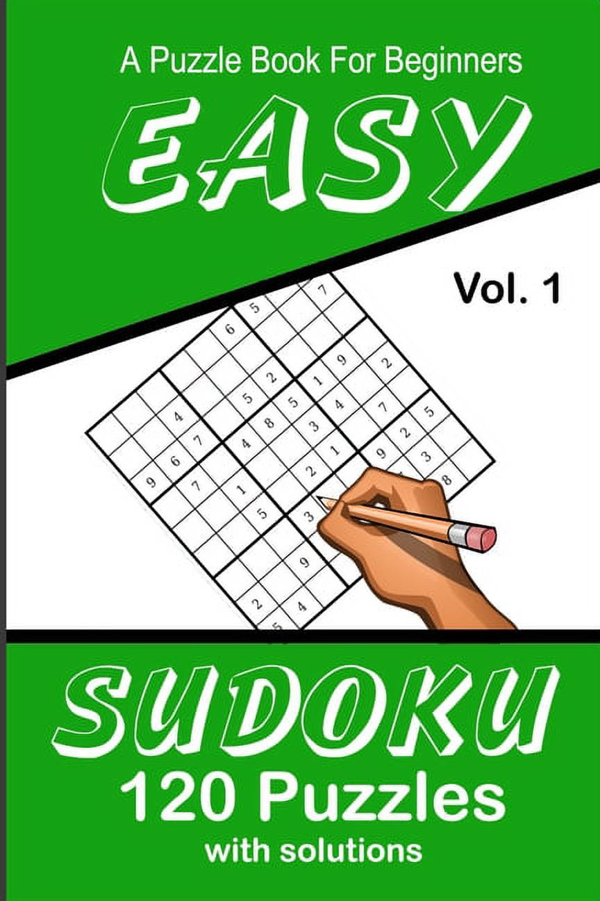 PUZZLE LOVERS PUBLICATIONS Easy Sudoku A Puzzle Book For Beginners: Vol. 1 120 Puzzles With Solutions (Paperback)