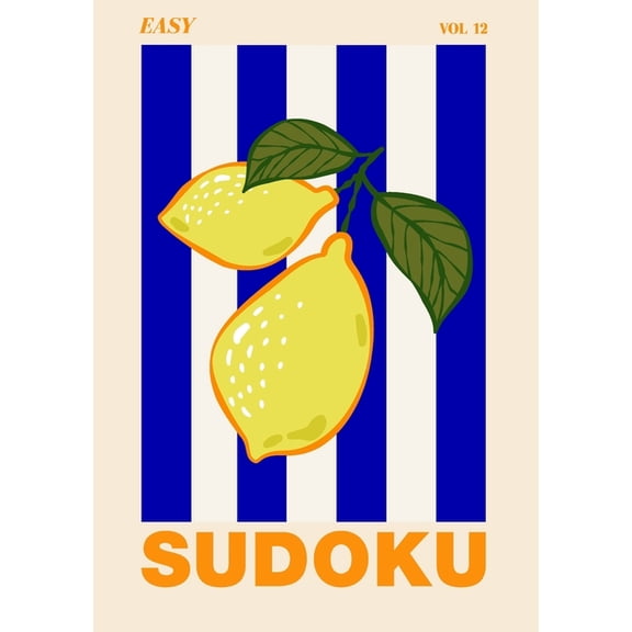 A5 Aesthetic Sudoku Easy Sudoku: Pretty Travel Size Sudoku Aesthetic Puzzle Book A5 Size - Mediterranean Summer Set, (Paperback)