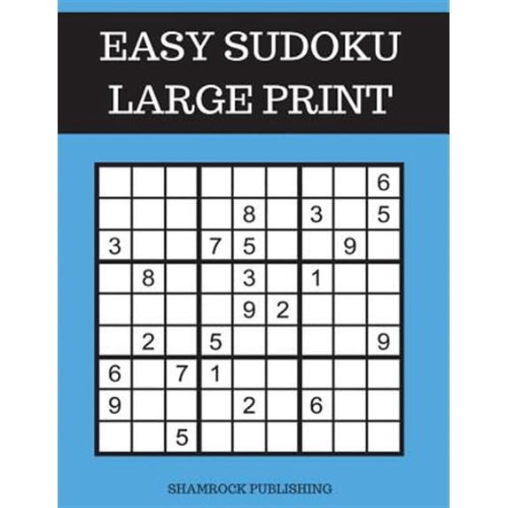 Easy Sudoku Puzzle Books Large Print (Paperback)(Large Print)