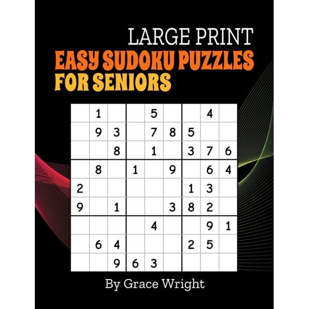 Easy Sudoku Puzzles for Seniors: Large Print One Per Page Sudoku