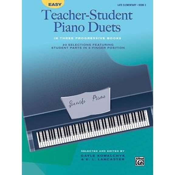 Pre-Owned Easy Teacher-Student Piano Duets in Three Progressive Books, Bk 3 : 20 Selections Featuring Student Parts in 5-Finger Position 9781470638924 Used