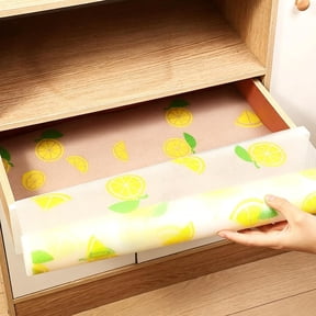 Easy Tear Perforated Drawer Liner Kitchen, No Cut Shelf Liners for Drawers Tearable, Waterproof Shelf Paper & Drawers Liner Non Adhesive, Easy to Use, for Refrigerator/Shelves