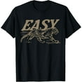thumbnail image 1 of Easy Tiger Distressed Graphic For Men Women T-ShirtBrand clothing, men and women can wear, black, white, gifts., 1 of 4