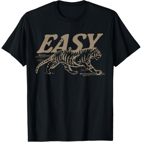 Easy Tiger Distressed Graphic For Men Women T-ShirtBrand clothing, men and women can wear, black, white, gifts.