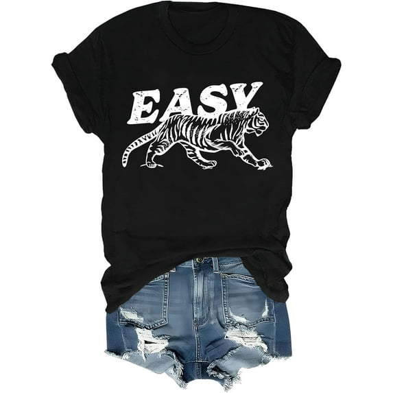 Easy Tiger Shirt Women Man, Easy Tiger Shirt, Tigers Shirts Women Man