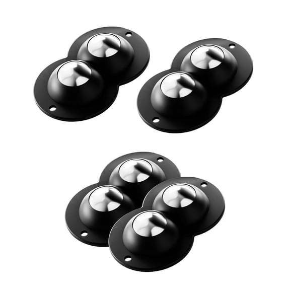 Set Of 4 On Double Wheel Casters Easy Glides Up To 100kg Install peeling And Furniture Wheel for Homes