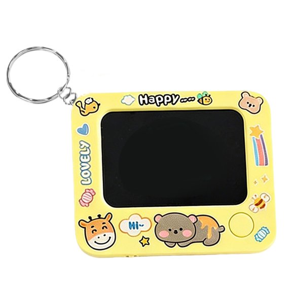 Easy To Clean ABS Plastic Miniature Doodles Keychain For Daily Use And Creative Expression Doodling Tool