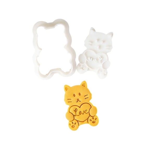 Easy To Clean Cookie Dough Cutter In Sweet Bear Rabbits And Shapes Safe Kitchen Baking Molds For Homemade Treats