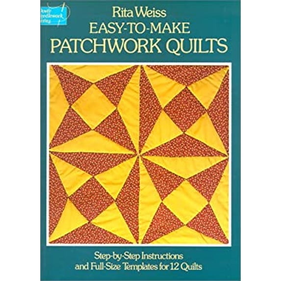 Pre-Owned Easy-To-Make Patchwork Quilts: Step-By-Step Instructions and Full-Size Templates for 12 Quilts (Paperback) 0486236412 9780486236414