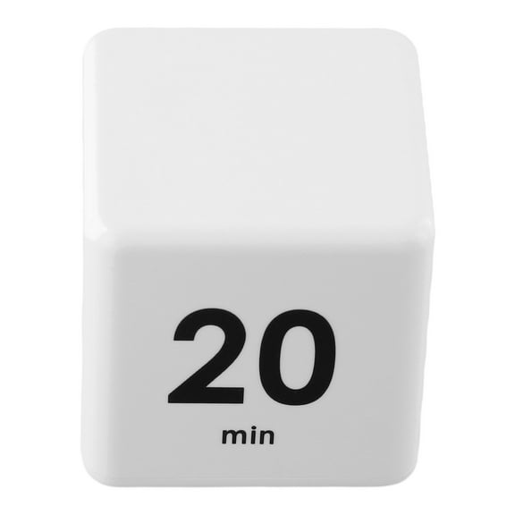 Easy To Use For Cube Timer For Precise Time Management,Perfect For Cooking,Studying White YIWEI