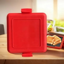 Easy-To-Use Microwave Sandwich Maker With Adjustable Silicone Straps - Quick, Even Cooking For Crispy Toasties & Grilled Cheese, Dishwasher Safe