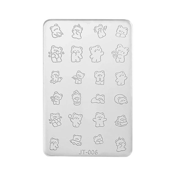 Easy To Use Professional Silicone Nails Art Mold Featuring 3D Floral Embossed Patterns For Creative Designs