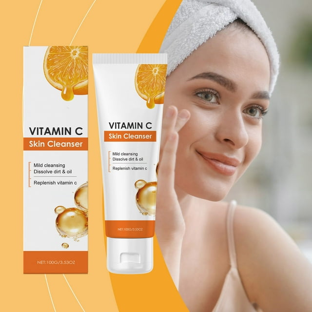 Easy To Use Unveil Skin With Vitamin C Infused Aging Cleanser A 100g