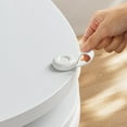 thumbnail image 1 of Easy Toilet Lid Lifter | White Plastic Handle for Toilet Seat & Lid | No Touch Sanitary Design | Easy Install Tool-Free | 1-Piece Bathroom Hygiene Aid, 1 of 6
