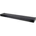 thumbnail image 1 of Easy Tool, 515664 Decorative 36" Floating Shelf Holds Up To 25lbs, Free Dry Wall Installation, Flat, Ecommerce Packaging, Black, 1 of 6