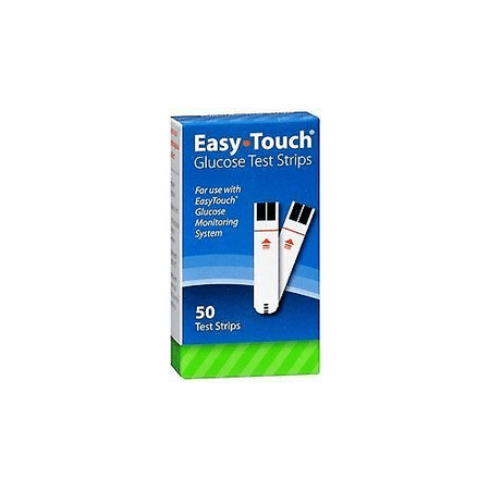 Easy Touch Blood Glucose Test Strips - 50 ct, Pack of 2