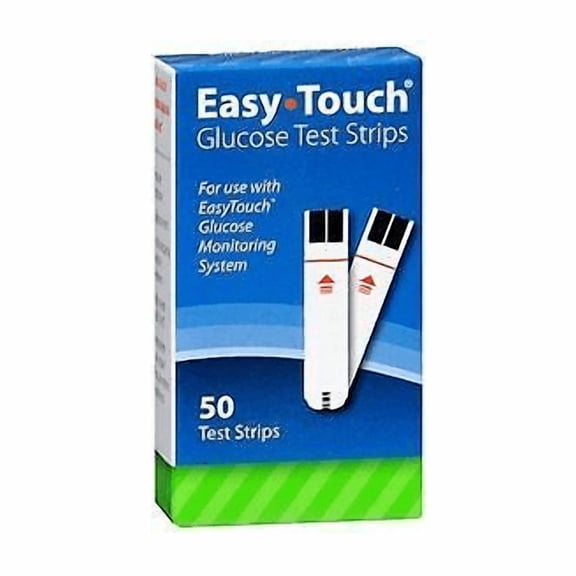 Easy Touch Blood Glucose Test Strips - 50 ct, Pack of 2