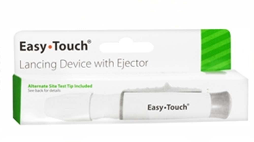 Easy Touch Lancing Device with Ejector