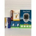 Easy Touch Set with Extras. Glucose Meter + 100 Test Strips + 100