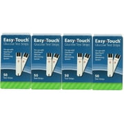 Easy Touch Test Strips 4 Boxes of 50