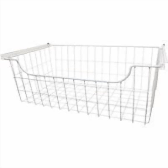 Easy Track 1308 8" Wire Basket - White